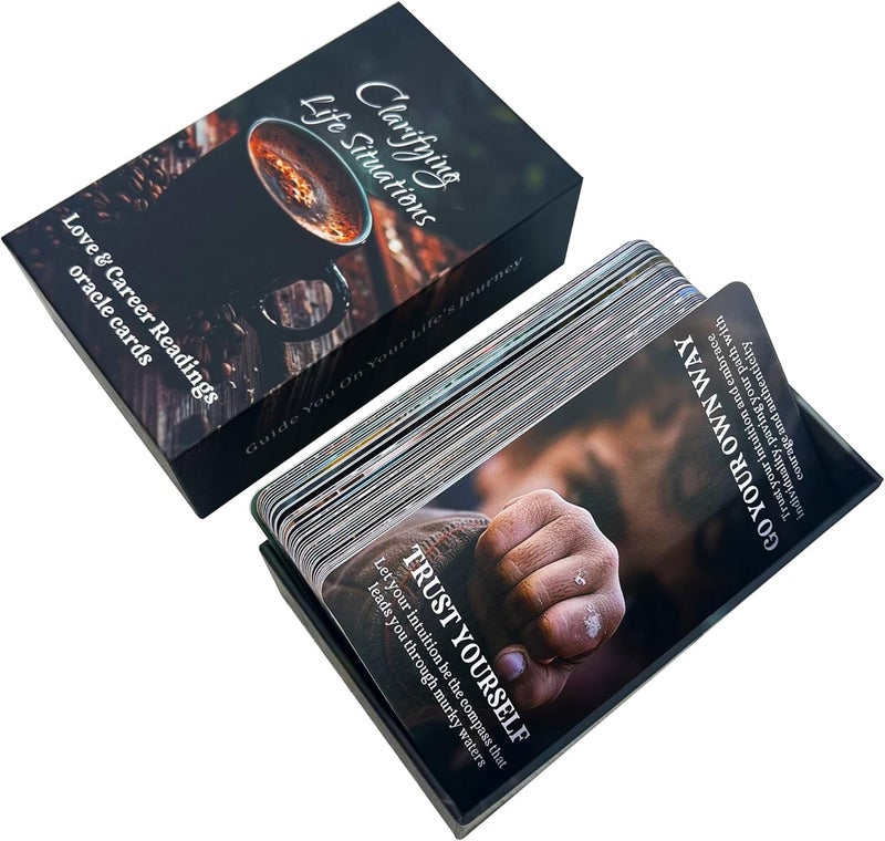 DPEHAKMK Clarifying Life Situations Oracle Cards, Love and Career Oracle Deck for Beginners, Cover All Areas in Life, Love, Spiritual Journey, and Career - Image 4